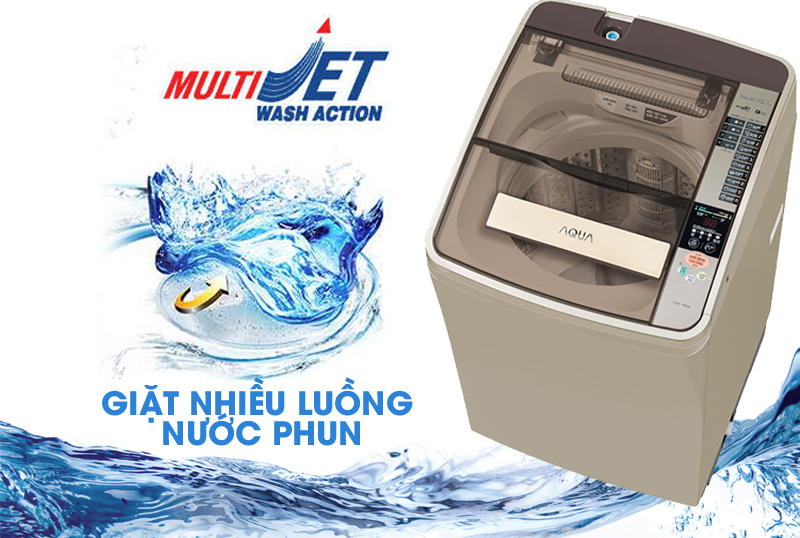 giặt nhiều luồng nước