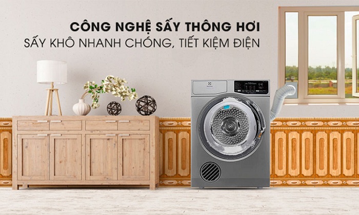 sấy thông hơi electrolux