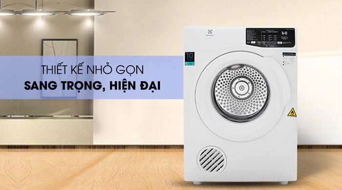 thiết kế nhỏ gọn tinh tế Electrolux