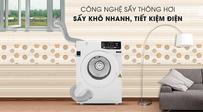 công nghệ sấy thông hơi Electrolux