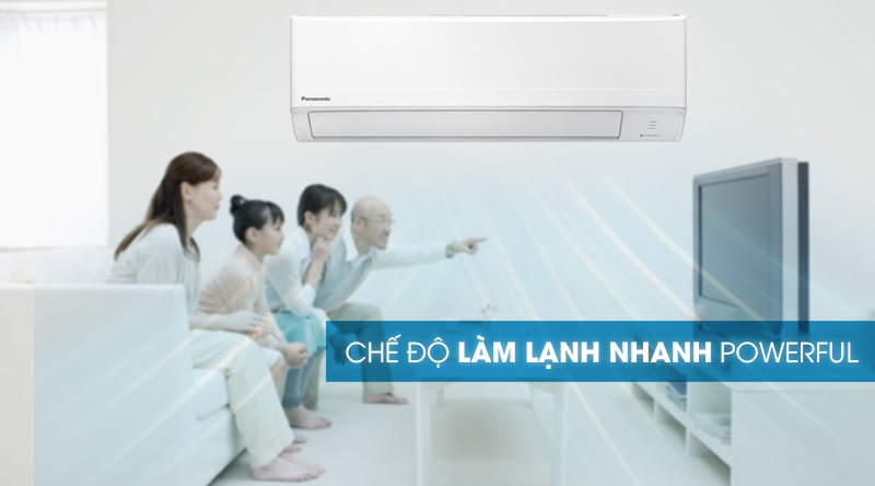 Điều hòa Panasonic U24VKH-8 làm lạnh nhanh