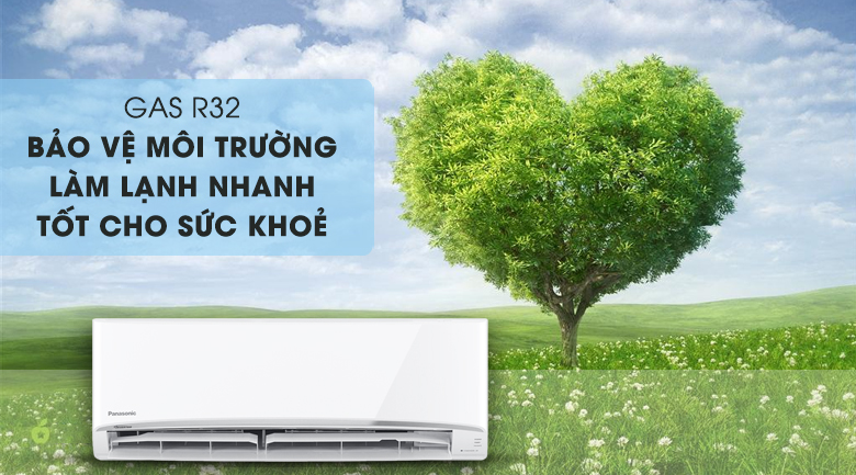 Panasonic U24VKH-8 trang bị Gas R32