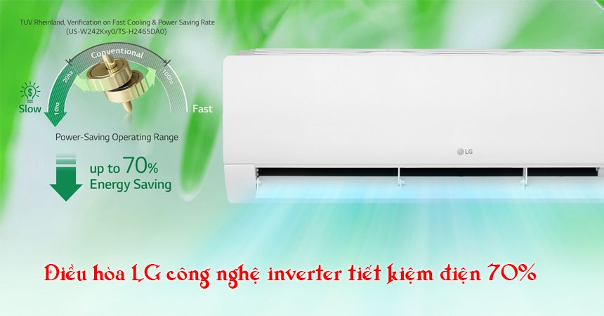 Điều hòa LG V10APFUV công nghệ inverter