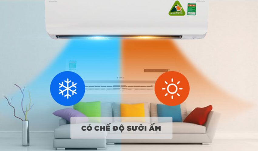 điều hòa Daikin 18000btu 2 chiều inverter FTHF50RVMV