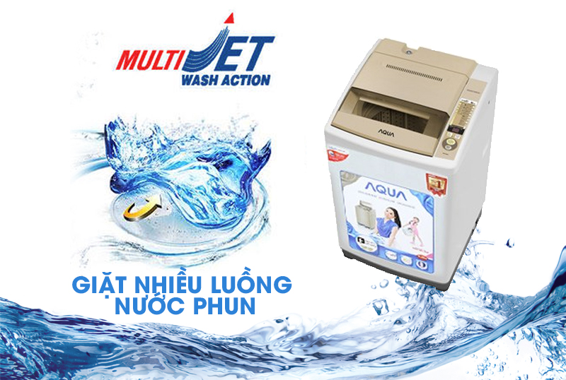 giặt nhiều luồng nước