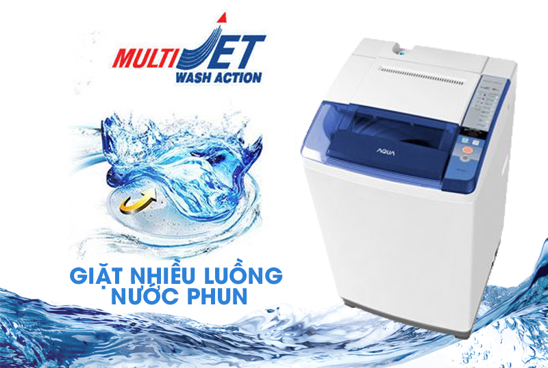 giặt nhiều luồng nước