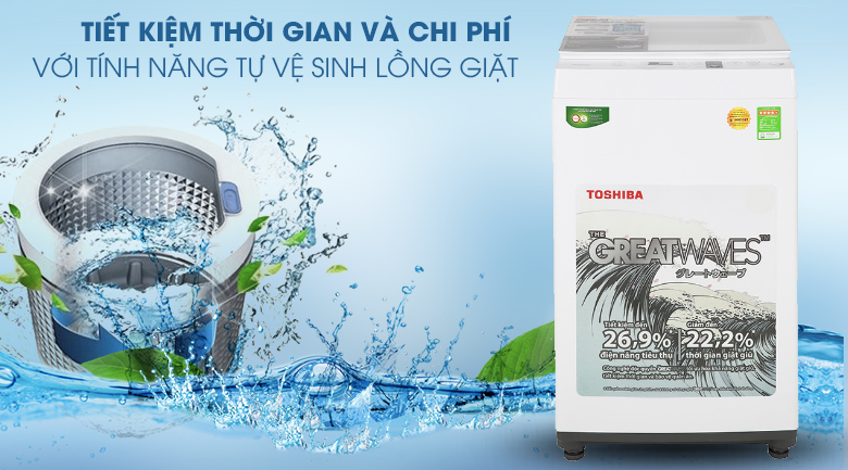 tính năng vệ sinh lồng giặt